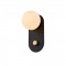 MARBELLA-WALL LAMP SAND BLACK ALUMINIUM LED SMD 11W DIMMABLE 2700K 715LM IP20 140X182X300MM CNW11MBKDIM