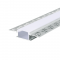 LOND ALUMINIUM PROFILE ΤRIMLESS WITH OPAL DIFUSSER 2m/pc P125U100M