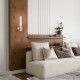 OASIS-WALL LAMP  BRASS GOLD ALUMINIUM LED COB 7W CCT 350LM IP20 100X88X306MM CNW7PGCCT