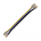 CONNECTOR FOR COB RGB CCT STRIP 12mm PCB WIDTH-10CM 6 WIRES IN THE MIDDLE PC12RGBCCTMIDCABLEC