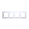 PRIME 4 GANG FRAME CLASSIC IP20 WHITE 1000120301