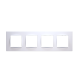 PRIME 4 GANG FRAME CLASSIC IP20 WHITE 1000120301