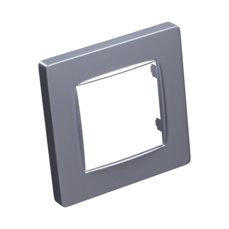 PRIME 1 GANG FRAME CLASSIC IP20 MAT ALUMINIUM 1000120003