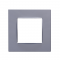 PRIME 1 GANG FRAME CLASSIC IP20 MAT ALUMINIUM 1000120003