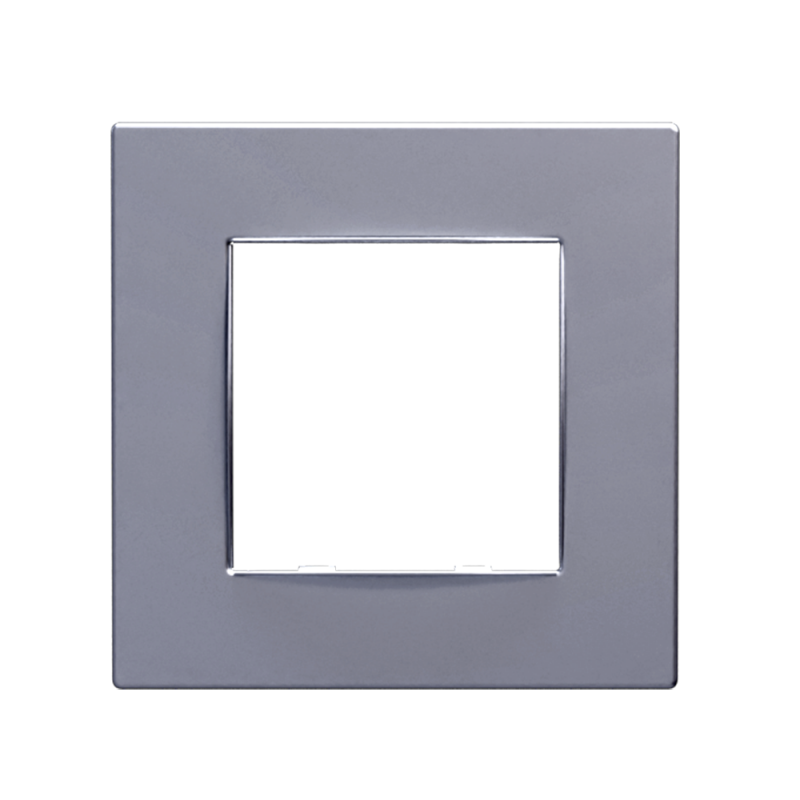 PRIME 1 GANG FRAME CLASSIC IP20 MAT ALUMINIUM 1000120003