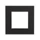 PRIME 1 GANG FRAME CLASSIC IP20 MAT ANTHRACITE 1000120005