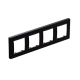 PRIME 4 GANG FRAME CLASSIC IP20 MAT ANTHRACITE 1000120305