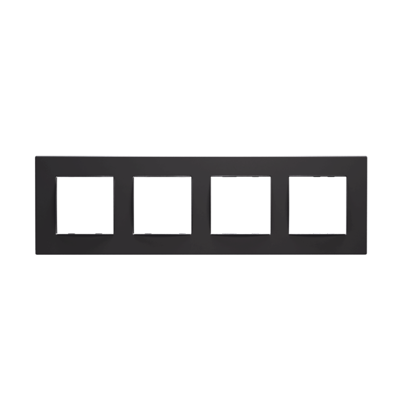 PRIME 4 GANG FRAME CLASSIC IP20 MAT ANTHRACITE 1000120305
