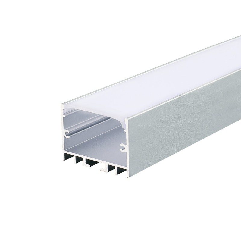 CORA ALUMINIUM PROFILE CEILING / WALL / PENDANT  WITH OPAL DIFFUSER  2m/pc P217U40M