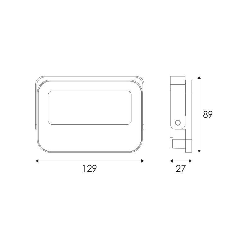 LED SMD WHITE FLOOD LUMINAIRE 20W 3CCT 2000LM 185-265V RA>80 IP66 N20CCTW LED SMD WHITE FLOOD LUMINAIRE 20W 3CCT 2000LM 185-265V RA>80 IP66 N20CCTW