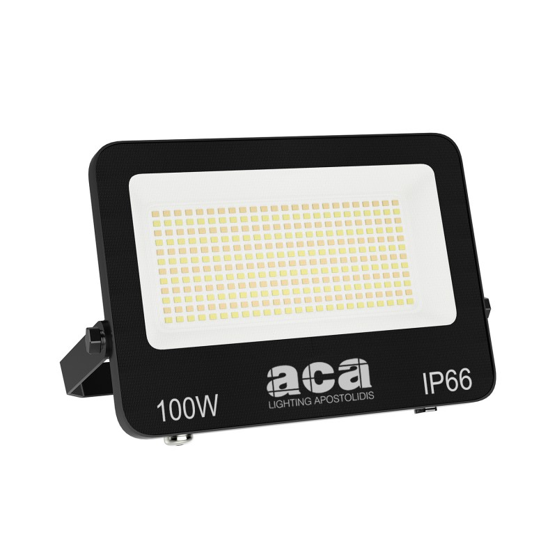LED SMD BLACK FLOOD LUMINAIRE 100W 3CCT 10000LM 185-265V RA>80 IP66 N100CCT