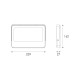 LED SMD BLACK FLOOD LUMINAIRE 100W 3CCT 10000LM 185-265V RA>80 IP66 N100CCT