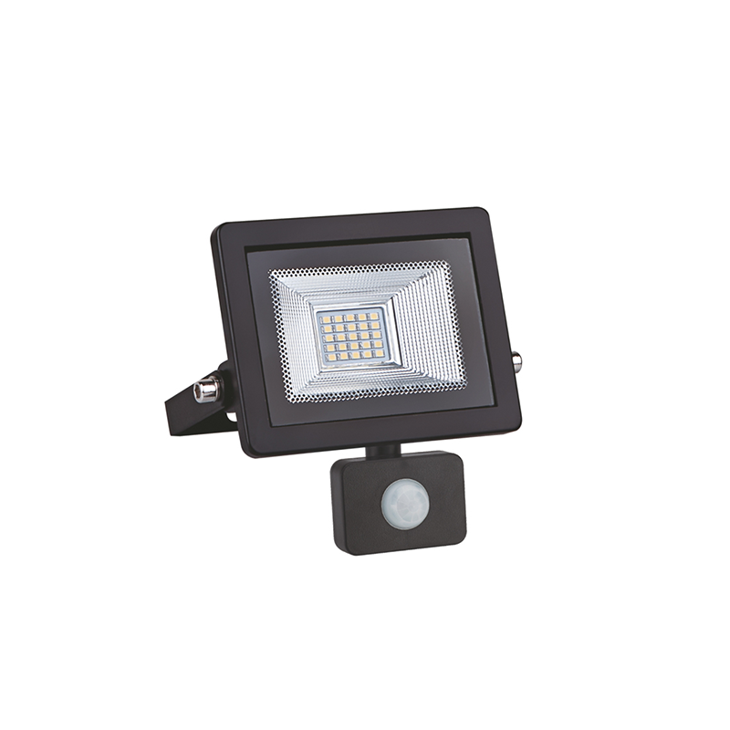 LED SENSOR FLOOD LIGHT IP66 10W 6.000K 230V 890Lm 24pcs/cart X1060S