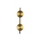 TWO LIGHT WALL LIGHTING - COPPER METAL LED 2X 5W 2700K 220V-240V IP20 100x100x380mm MW2505832BR