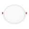 P/O LED PANEL WHITE ROUND 22W 3000K 2150Lm  Φ225x28mm 230V AC Ra80 STRON2230RWN