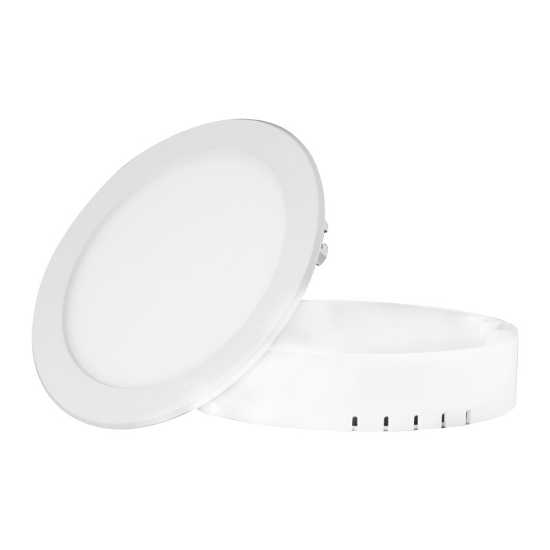 P/O LED ROUND PC SLIM PANEL 20W 3000K 1440Lm 230V Φ225 Ra80 THERON2030R