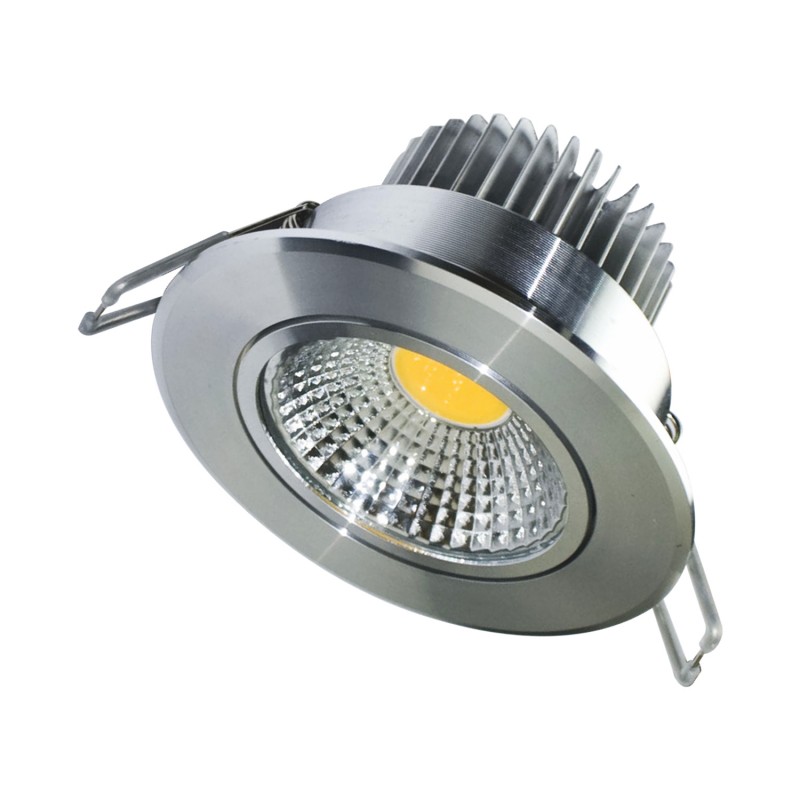 P/O ROUND N.MAT MOV. LED SPOT 6W 4000K 430Lm COB 230V 60° Ra80 THEROC640RNM
