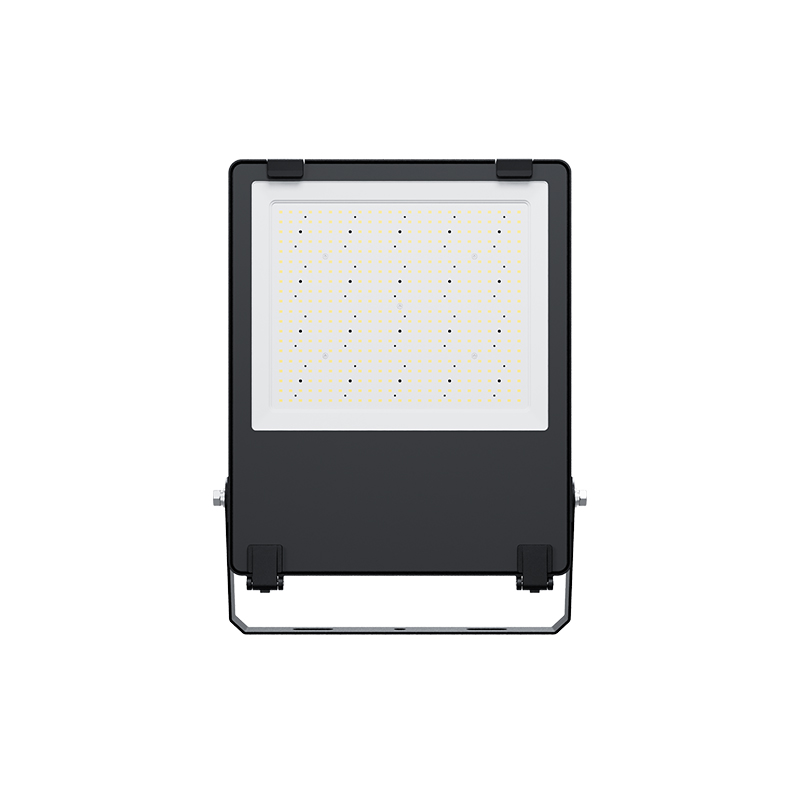 LED FLOODLIGHT 100-277V AC 300W 6000K CRI>70 155lm/W 110° IP66 IK08 5 YEARS VADER30060