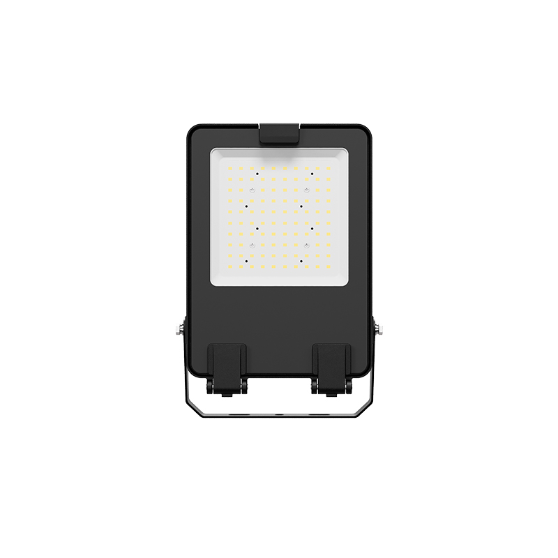 LED FLOODLIGHT 100-277V AC 50W 6000K CRI>70 155lm/W 110° IP66 IK08 5 YEARS VADER5060