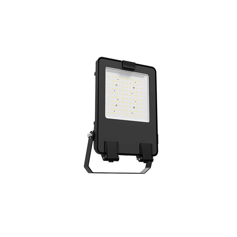 LED FLOODLIGHT 100-277V AC 50W 6000K CRI>70 155lm/W 110° IP66 IK08 5 YEARS VADER5060