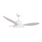 CEILING FAN WITH LIGHT DIM MAT WHITE 3 BLADES ABS REMOTE CONTROL TIMER LED 22W 40W FANRX48013W
