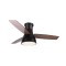 CEILING FAN DIM MAT BLACK 3 BLADES AGAINST PLATE TIMER REMOTE CONTROL 22W CCT 35W FANRX44041B