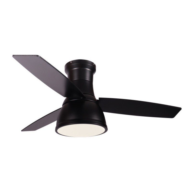 CEILING FAN DIM MAT BLACK 3 BLADES AGAINST PLATE TIMER REMOTE CONTROL 22W CCT 35W FANRX44041B