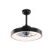 CEILING FAN 20 DIM BLACK 7 BLADES ABS REMOTE CONTROL & TIMER LED 34W 3332L Φ300mm FAN6697BK