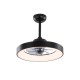 CEILING FAN 20 DIM BLACK 7 BLADES ABS REMOTE CONTROL & TIMER LED 34W 3332L Φ300mm FAN6697BK