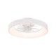 CEILING FAN 20 DIM WHITE 7 BLADES ABS REMOTE CONTROL & TIMER LED 34W 3332L Φ300mm FAN6687WH