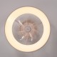 CEILING FAN 20 DIM WHITE 7 BLADES ABS REMOTE CONTROL & TIMER LED 34W 3332L Φ300mm FAN6687WH