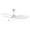 CEILING FAN DIM WHITE WITH 3 BLADES ABS REMOTE CONTROL & TIMER LED 24W 2400L DC 45W 1320mm FANGS423W