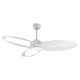 CEILING FAN DIM WHITE WITH 3 BLADES ABS REMOTE CONTROL & TIMER LED 24W 2400L DC 45W 1320mm FANGS423W