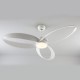 CEILING FAN DIM WHITE WITH 3 BLADES ABS REMOTE CONTROL & TIMER LED 24W 2400L DC 45W 1320mm FANGS423W