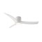 CEILING FAN DIM WHITE WITH 3 BLADES ABS REMOTE CONTROL & TIMER LED 24W 2400L DC 45W 1320mm FANGSKC02W