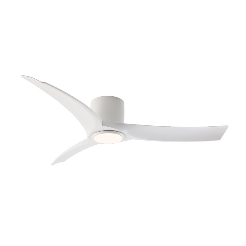 CEILING FAN DIM WHITE WITH 3 BLADES ABS REMOTE CONTROL & TIMER LED 24W 2400L DC 45W 1320mm FANGSKC02W
