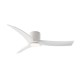 CEILING FAN DIM WHITE WITH 3 BLADES ABS REMOTE CONTROL & TIMER LED 24W 2400L DC 45W 1320mm FANGSKC02W