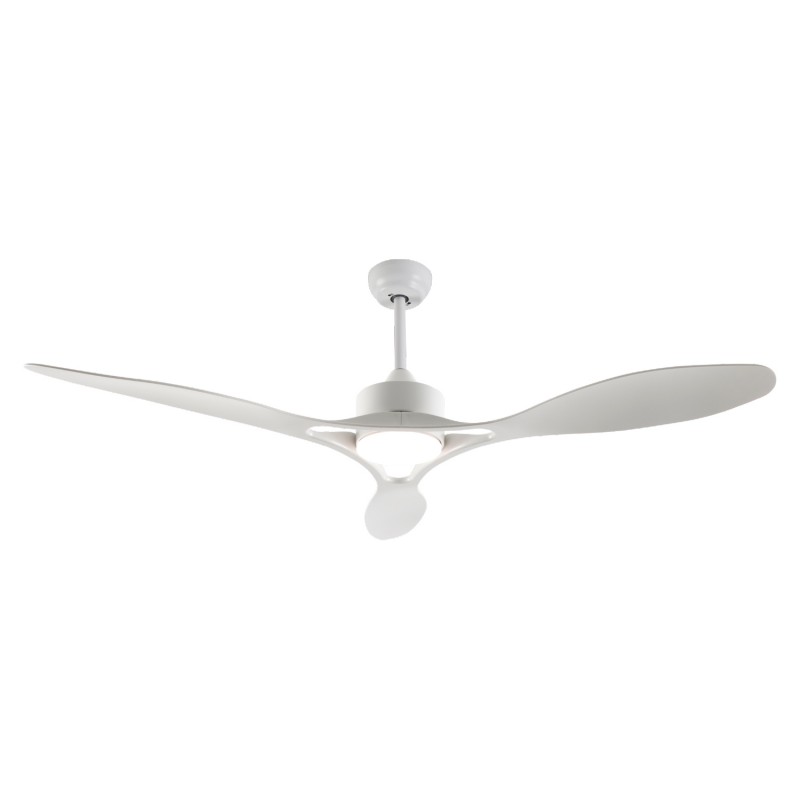CEILING FAN DIM WHITE WITH 3 BLADES ABS REMOTE CONTROL & TIMER LED 24W 2400L DC 45W 1320mm FANGS424W