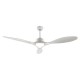 CEILING FAN DIM WHITE WITH 3 BLADES ABS REMOTE CONTROL & TIMER LED 24W 2400L DC 45W 1320mm FANGS424W