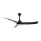 CEILING FAN DIM BLACK WITH 3 BLADES ABS REMOTE CONTROL & TIMER LED 24W 2400L DC 45W 1320mm FANGS419B