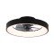 CEILING FAN 20 DIM BLACK 7 BLADES ABS REMOTE CONTROL & TIMER LED 34W 3332L Φ300mm FAN6687BK