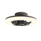 CEILING FAN DIM BLACK WITH 8 BLADES ABS REMOTE CONTROL&TIMER LED 50W 5460L DC 15W 560mm FAN3231618