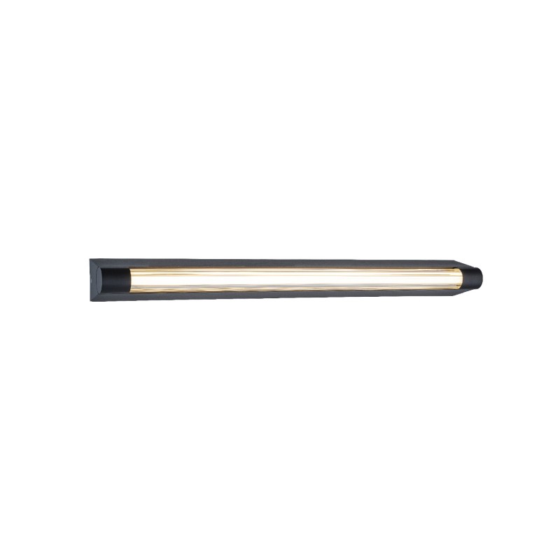 IMPERIAL-WALL LAMP SAND BLACK ALUMINIUM LED SMD 9W 3000K 540 LM IP44  600x78x60mm BD374600WBK