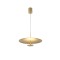 LOFTY- PENDANT LAMP SAND GOLD ALUMINIUM LED SMD 12W 2700Κ 840LM IP20 Φ450x1500mm BD379A450PGD
