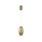 ELLITON- PENDANT LAMP  SAND GOLD ALUMINIUM LED SMD  4W 2700K 280LM IP20 Φ127x1500mm BD384PGD
