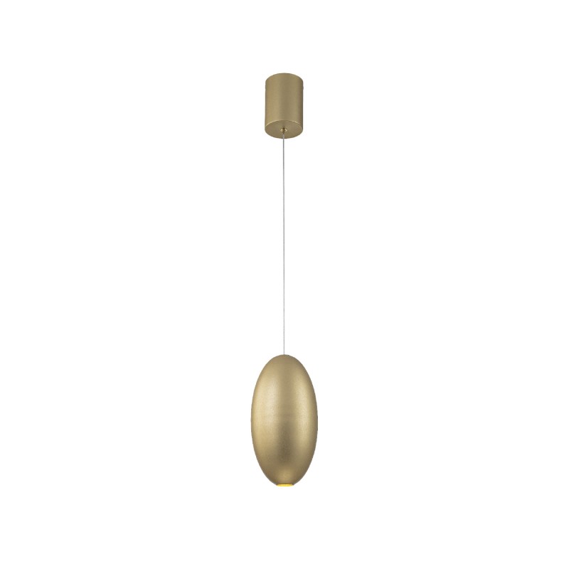 ELLITON- PENDANT LAMP  SAND GOLD ALUMINIUM LED SMD  4W 2700K 280LM IP20 Φ127x1500mm BD384PGD