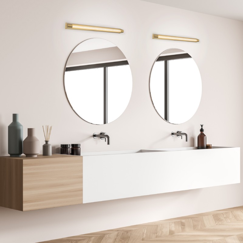 IMPERIAL-WALL LAMP BRONZE ALUMINIUM LED SMD 9W 3000K 540LM IP44 600x78x60mm BD374600WBR