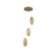 ELLITON- PENDANT LAMP  SAND GOLD ALUMINIUM LED SMD   12W 2700K 840LM IP20 Φ367x1500mm BD384D3PGD
