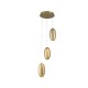 ELLITON- PENDANT LAMP  SAND GOLD ALUMINIUM LED SMD   12W 2700K 840LM IP20 Φ367x1500mm BD384D3PGD