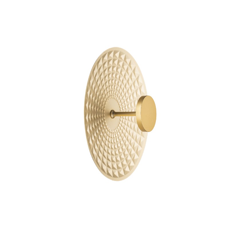 LOFTY-WALL LAMP SAND GOLD ALUMINIUM LED SMD 8W 2700Κ 560LM IP20 Φ300x113mm BD379A300CGD